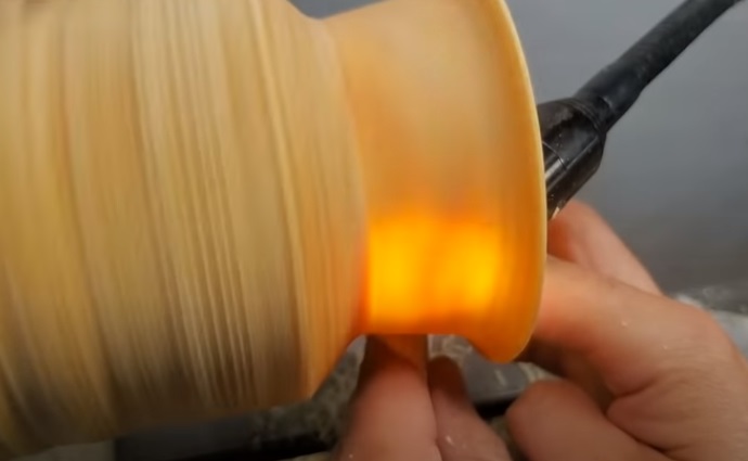 diy pinewood goblet thin walls