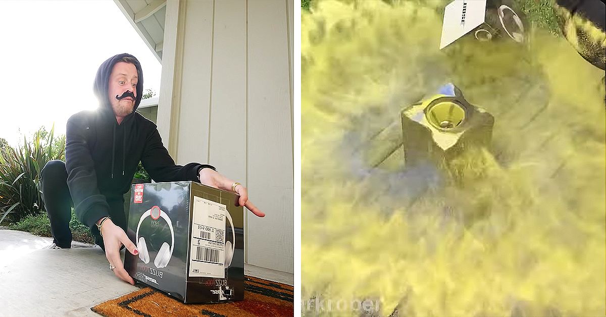 Youtuber Designs Glitter Bomb Packages to Scare Away Porch Pirates