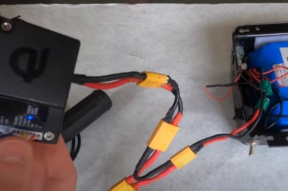 diy mini e bike on