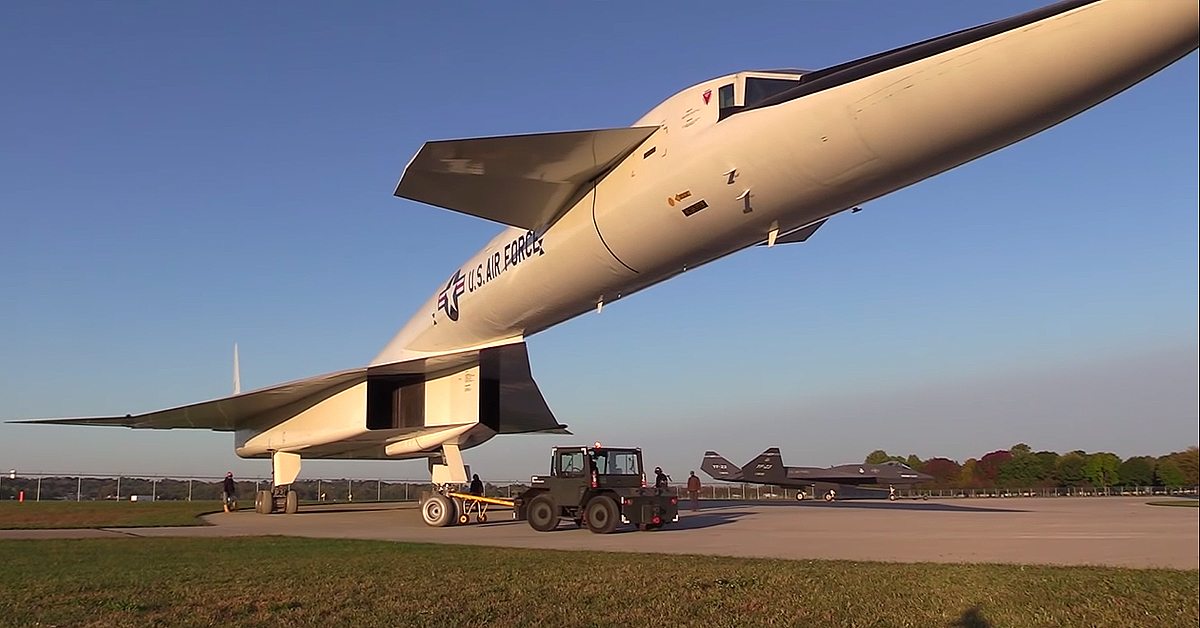 Last Surviving XB-70 Super Bomber Towed Out of Its Hangar