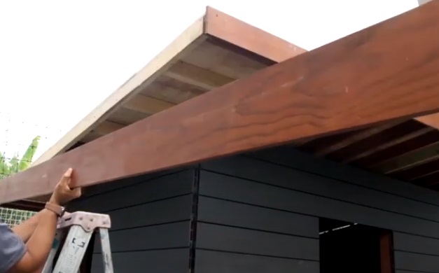 diy garden shed roof fascias