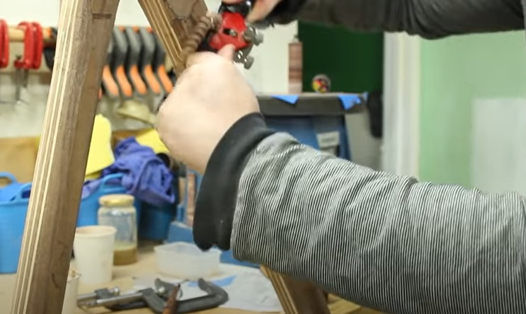 diy wooden bike shape frame