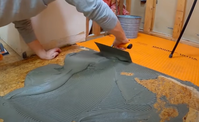 diy tiling mortar
