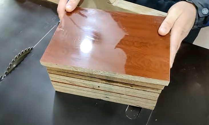 diy storage cabinet from door cut